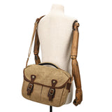 New canvas bag SLR camera bag shoulder crossbody photography digital lens storage bag dedicated to SLR cameras