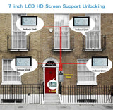 Unit Home Video Intercom for Apartments Residential Intercom Doorbell 9inch Wifi Video Door Phone System with RFID Card Unlock