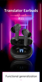 Intelligent voice translation headset binaural translator multi-language Bluetooth wireless simultaneous translation translator