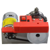 Miniature wood lathe with 4-jaw chuck with 775 motor
