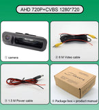 Reverse Camera For Ford Focus 2 3 2C 3C SE ST Turnier Mk3 2014 Escort 2015 AHD 1080P 170° Trunk Handle Parking Rear View Camera