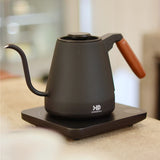800ml Gooseneck Electric Kettle Hand Brew Coffee Pot Smart Teapot 1500W Thermo Pot Temperature-Control Heating Water Bottle