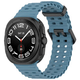 Ocean Sport Silicone Band Replacement Soft Bracelet Sweatproof Sport Watchband Watch Strap for Samsung Galaxy Watch 7 Ultra 47mm