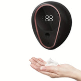 1500mah Automatic Soap Dispenser 300ML Foam Rechargeable Soap Dispenser  Wall-mounted Foam Smart Hand Washing Soap Dispenser