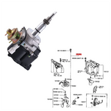 Car Ignition Distributor Assy 19030-73040 For Toyota 3Y 4Y Hiace Hilux Dyna Delta & Forklifts 1982-1990 1903073040