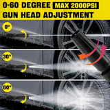 Quick Release System Compatible 2175 PSI Pressure Washer Replacement Kit Fit For Karcher K2-K7 Hose