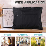 E-Easy To Use-Lightweight Art Briefcase Waterproof Carrying Case With Sturdy Shoulders And Handle For Sketching,Posters And Pain