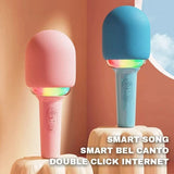 Home Singing Karaoke Wireless Microphone Wireless Bluetooth Music Player Audio Integrated Noise Reduction Microphone Speaker