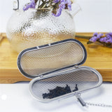 20pcs Oval Stainless Steel Mesh Tea Ball Infuser Loose Leaf Tea Spice Herb Tea Strainer