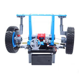3D Printed Car Suspension System Model with Steering Wheel, Differential & Shock Absorber for Educational Display