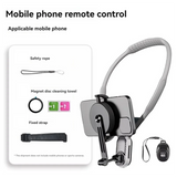 Silicone Magnetic Neck Mount Quick Release Hold POV Perspective Bracket For Cell Phone Action Camera Live Riding
