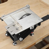 for DIY Woodworking, Model Making, PCB, Acrylic, AC 220V 4-Inch Mini Multifunctional Cutting Machine Table Saw – 45° Adjustable