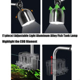 New Adjusting Fishtanks LED Light Aluminum Alloy Water Plant Growth Enhancement Lamp