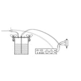 4-7 kgf/cm suction cup accuracy distribution, aluminum alloy side filled with precision distribution valve