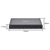 Trending Products New Arrivals Multifunctional 7 Port for iphone Laptop Tablet USB Charger Adapter 455W GaN Ultra-thin Charger