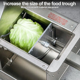 Commercial Vegetable Slicer Electric/Manual Cutter Machine Upsized Slice Fruit Cabbage Potato Stainless Steel For Home Kitchen