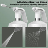 Electric Sprayer Home Use Automatic Plant MisterSpray Bottle 1.5L with 2 Spray Modes for Indoor Outdoor Gardening Tool