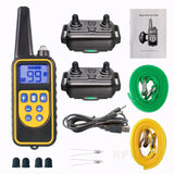 Remote Dog Training Collar For 2 Dogs  Rechargeable and waterproof Function with Backlight