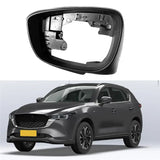 Car Side Left Wing Rearview Mirror Cover Frame Black For Mazda CX-3 2016-2019 CX-5 2015-2016 Replacement Parts Accessories