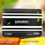 Power amplifier C-266 for 12V car audio modification, four channel four channel car power amplifier
