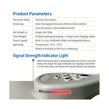 Metal Detector REPESM9 for School, Factory, Jewelry - High Sensitivity Scanner Detects Small Metal Like a Staple