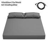 Grounding Sheet for Better Sleep - Cotton and Silver Conductive Fitted Sheet with Grounding Cord, Machine Washable for Twin
