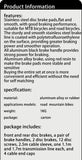 Redland Mountain Bike Disc Brake Set with Front and Rear Wire Tube Set Brake Handle Disc Set Disc Brake Set Combination