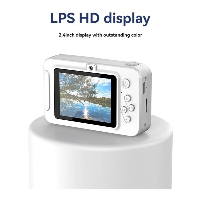 NEW ARRIVAL 4K Digital Camera High-Definition Photography CCD Travel Selfie Entry-Level Small Students Campus Selfie Camera Pink