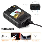 Mini Clip Camera HD 2K Body Mounted Camera Video Audio Body Recorder Small IR Night Vision Police Body Cam Supports 128G TF Card