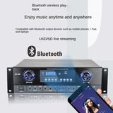 High power home amplifier KTV stage conference karaoke bass card pack/professional speaker Bluetooth amplifier