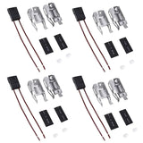 ERR117 Connector Range Burner Receptacle Kit 4Set For Stove Connection 5303935058 For Whirlpool Kenmore