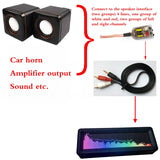 WiFi Voice-Activated Level Light ER256 Full Color Music Spectrum Audio Rhythm Light Meter Clock