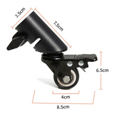 35Mm Sliding Casters Wheel Universal Roller Slider Portable Rotation Swivel Wheels For Universal Speaker Bracket