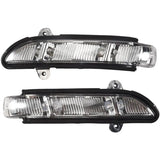 Exclusive Car Front LH + RH Door Mirror Turn Signal Light For Mercedes W211 W221 07-10 A2198200521 A2198200621