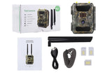 Willfine 4.0CG PRO 24MP 4G LTE Infrared Cellular Trail Camera Traps with MMS Email GPS No Glow 940nm LEDs for Wildlife Monitor