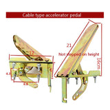 Forklift  Loader Accelerator Pedal Pedal Agricultural Vehicle Tricycle Accelerator Pedal Forklift Accelerator Pedal Accessories