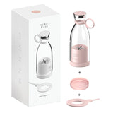 Portable 1400mAh Wireless Fruit Mixers USB juicer Fresh Juice Bottle Blender 4 Blades Food Milkshake Ice Crush Cup