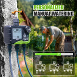 RAINPOINT Sprinkler Timer 3 Zone Programmable Water Timer for Garden Hose Faucet Timer for Automatic/Manual/Rain Delay Watering