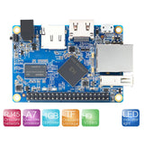 (A32M) For Orange Pi One 1GB RAM Mini PC Allwinner H3 SoC DDR3 Quad-Core Single Board Support Android Linux Development Board
