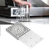 Automatic Cup Washer G1/2 Male Thread High Pressure Glass Washing Equipment for Home Kitchen Bar
