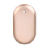2-in-1 Electric Hand Warmer USB Rechargeable 5000mAh Power Bank Mini Handwarmer 3 Levels Double Side Heating for Home Office Use