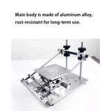 Ranlraka QH1515UB PCB Solder Paste Stencil Printing Machine  Table  Manual SMT  Solder Screen Printer 150x150mm