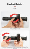 Ponbos A+ 1.54 Inch Infrared Night Vision Sight 8-24X Zoom Digital Monocular Telescope Camera for Hunting with 30MM Objective