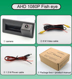 AHD 1080P 170° Trunk Handle HD CVBS Rear View Camera For VW Tiguan Touran L Touareg /Skoda Octavia A7 Rapid Yeti A3 A4 B8 B9 A4L