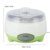 Compact Stainless Steel Yogurt Maker Machine Green 15W Easy to Use DIY Kitchen Appliance for Homemade Yogurt