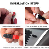 8pcs Car Wire Clip Cord USB Cable Winder Holder Organizer Clamps Auto Accessoris