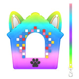 Protective Cover with Lanyard Portable Silicone Sleeve Shockproof & Anti Drop for Bitzee Doghouse Interactive Digital Pet