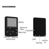 Mini MP3/MP4 Player Bluetooth Digital Display Screen with Memory TF Cards Radio Build-in Speaker Music Player