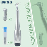 Lab Implants Universal Torque Wrench Handpiece Screwdriver Prosthetic Kit for Labs Clinics Dentistry Repair Tools