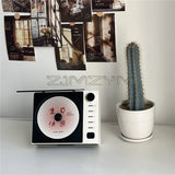 Retro CD Player Charging Model With Screen 3.5mm Audio Cable Portable Multifunctional Bluetooth Speaker 5V-2A